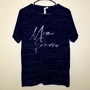 Mom Power Black T-shirt Size Medium